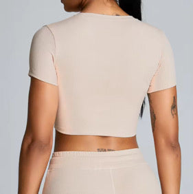 Blush Breeze Fitted Tank | Spring Chicks