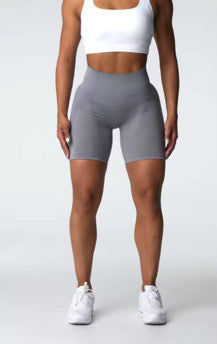 Silver Mist Seamless Shorts | Spring Chick